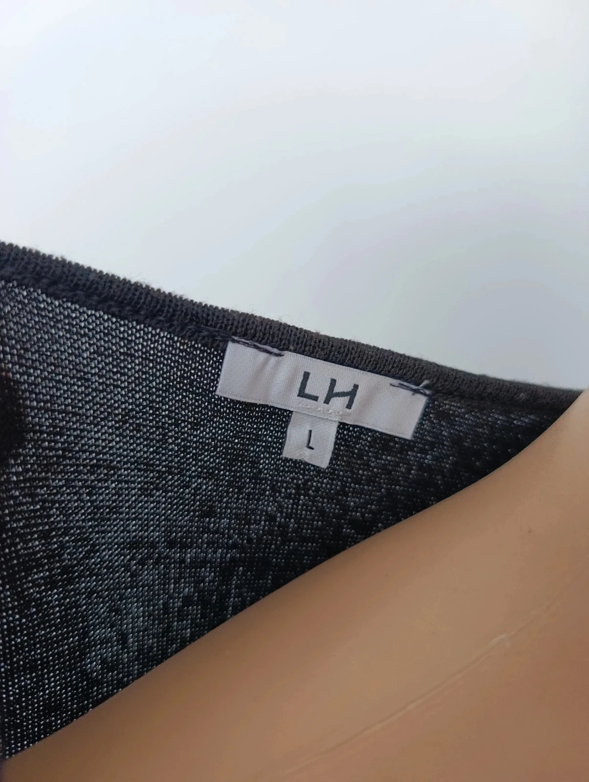 Camiseta feminina preta com estampa 'Maintenant ou jamais' mangas 3/4 – Tamanho L – photo 10